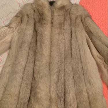 Silver fox fur jacket - image 1