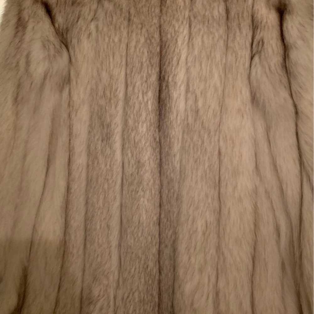 Silver fox fur jacket - image 7