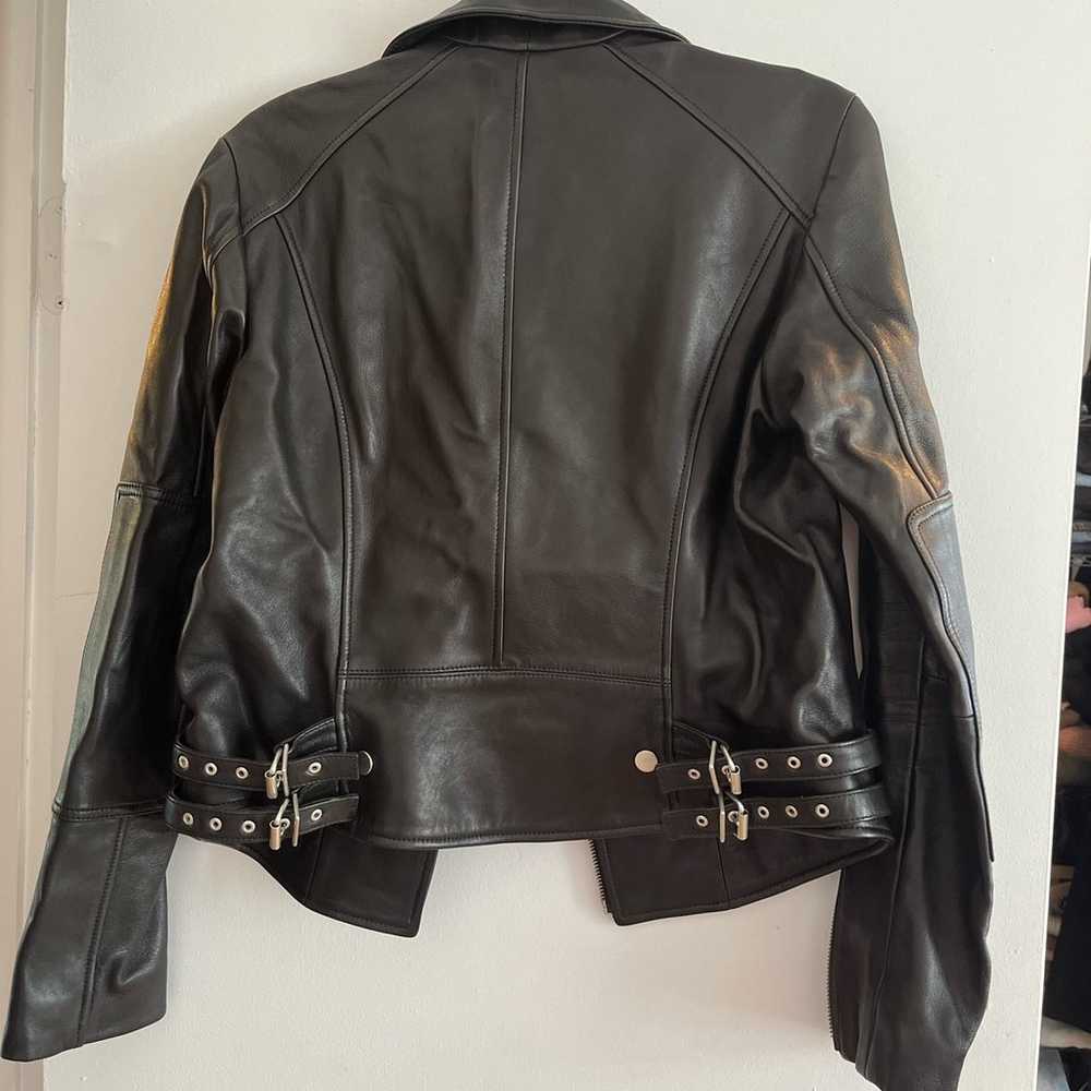 DSTLD real leather biker jacket NEW! - image 2