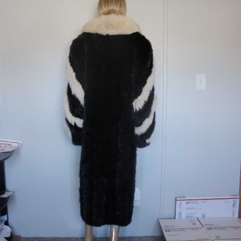 #501 Mink/fox fur coat - image 2