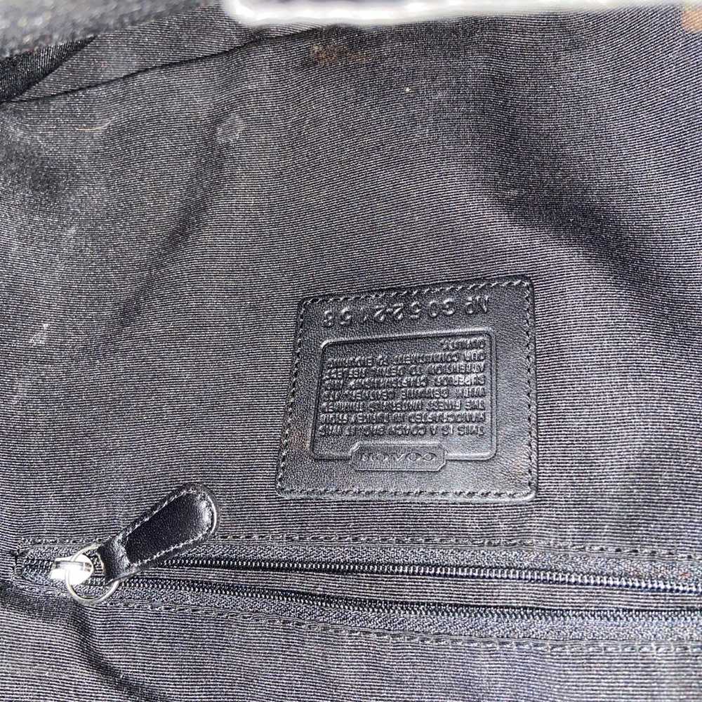 Vintage 90s Coach signature hobo shoulder bag - image 9