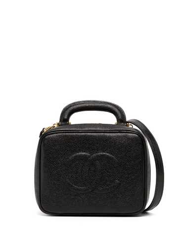 CHANEL Pre-Owned 1997 CC stitch vanity two-way bag
