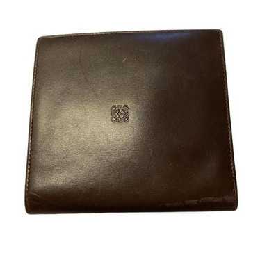 Authentic Vintage Loewe Brown Leather Double Sided