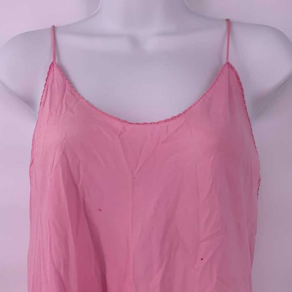 Vintage cotton western lingerie size small pink t… - image 4