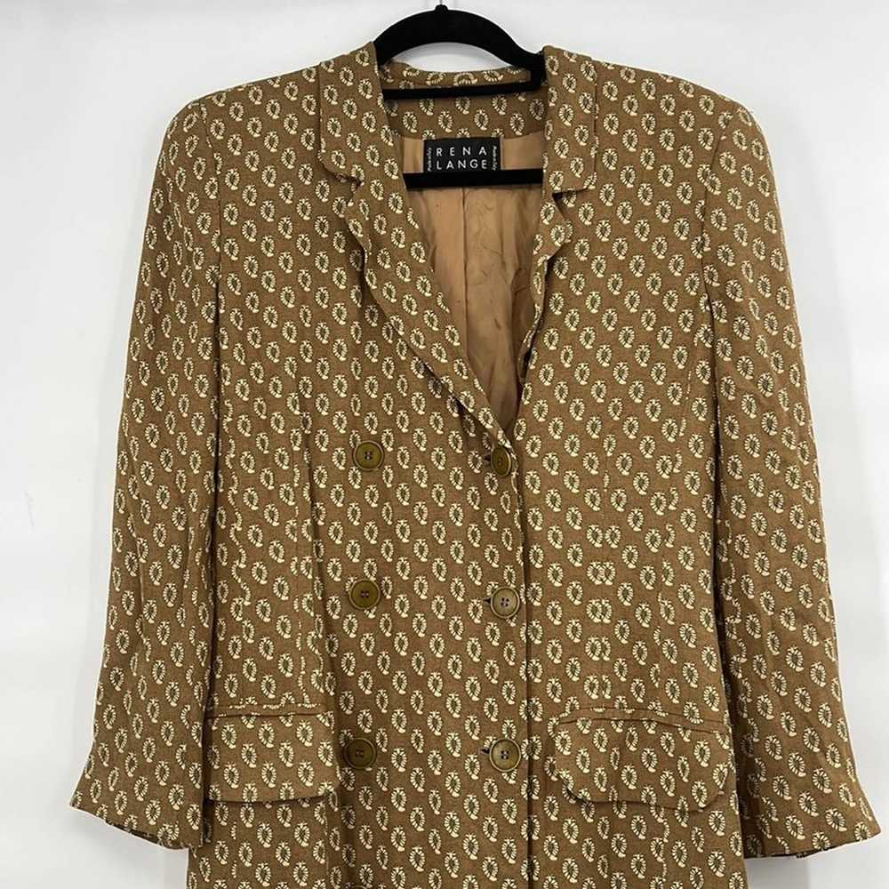 Vintage Rena Lange blazer dress size small academ… - image 2