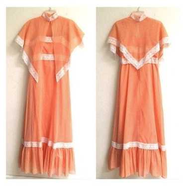 Vintage 70s/80s two-piece party sundress