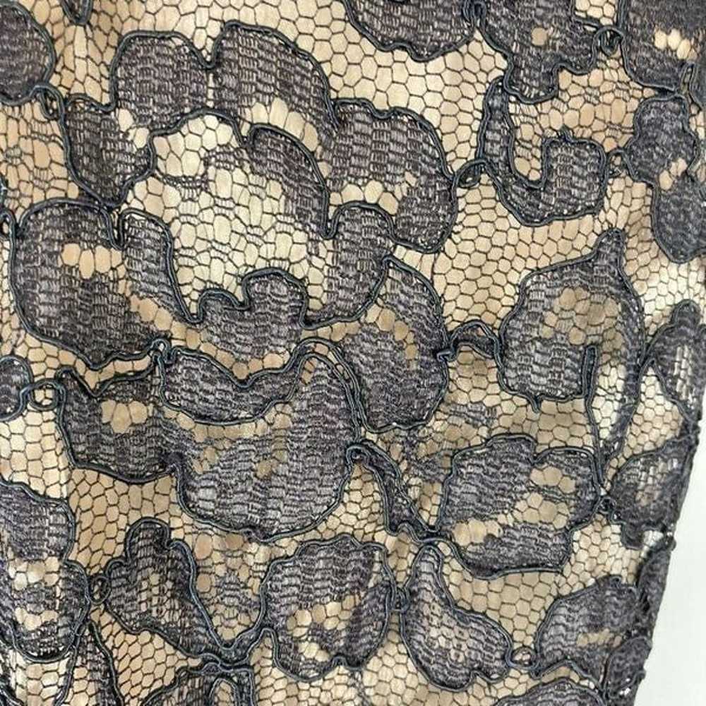 Tadashi Lillie Rubin M Black Lace Pencil Dress Ev… - image 12
