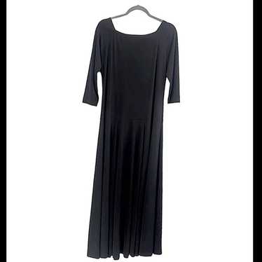 Soft surroundings long black dress size medium