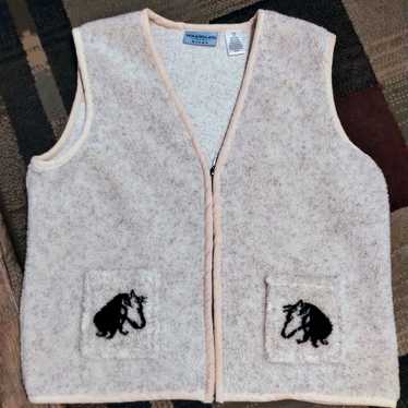 Wrangler blues sherpa vest vintage - image 1