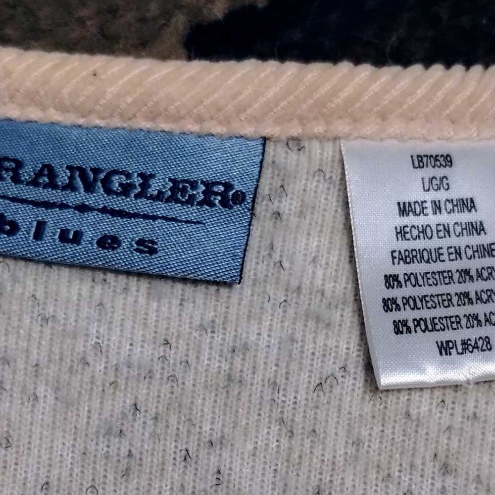 Wrangler blues sherpa vest vintage - image 2