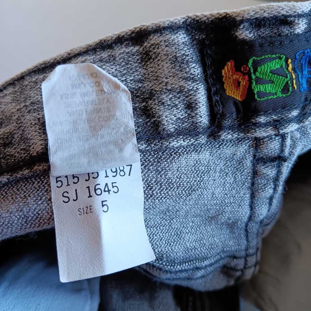 Sasson vintage acid wash jeans 12" waist "5" - image 7