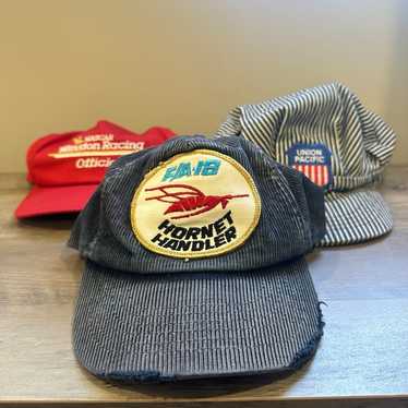 Vintage 90s Trucker SnapBack Hat Bundle - image 1