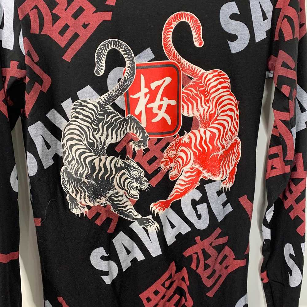 Savage Tiger Graphic T-Shirt Launder by Bailey Ap… - image 4
