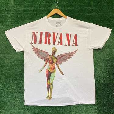 Nirvana In Utero Album Cover Rock Tshirt size larg