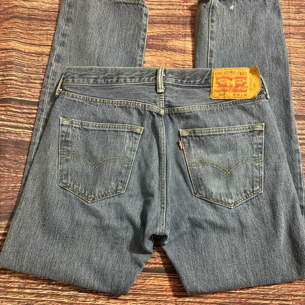 Vintage Men’s Levi 501 Buttonfly Jeans size 32”x3… - image 7