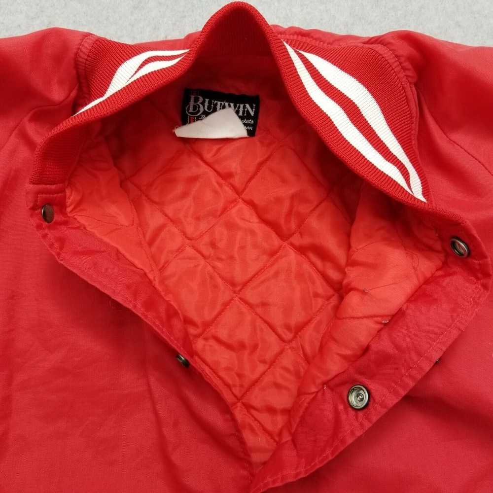 Vintage Butwin Jacket Mens Large Red Made In USA … - image 11