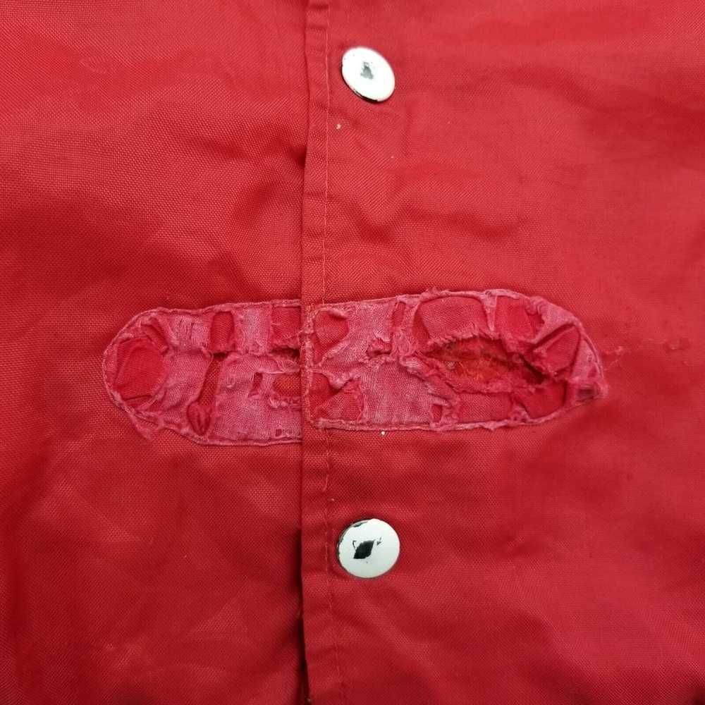 Vintage Butwin Jacket Mens Large Red Made In USA … - image 7