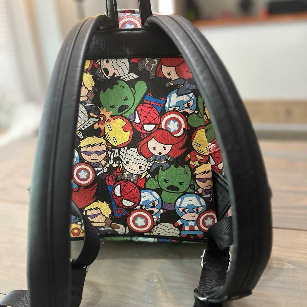 Marvel Loungefly Avengers Mini Backpack Like New - image 3