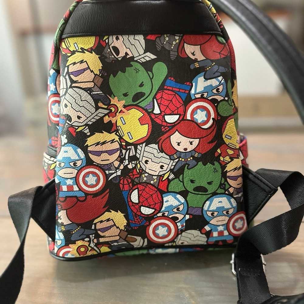 Marvel Loungefly Avengers Mini Backpack Like New - image 4
