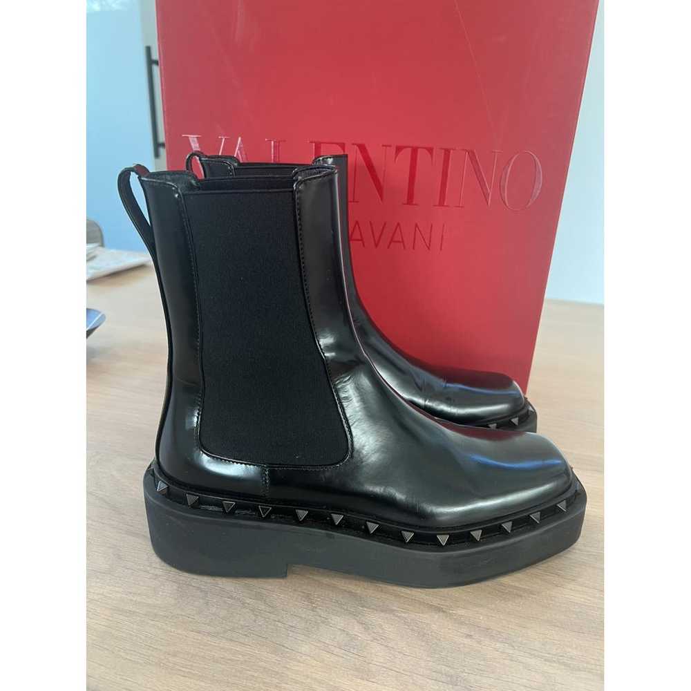 Valentino Garavani Rockstud patent leather boots - image 3