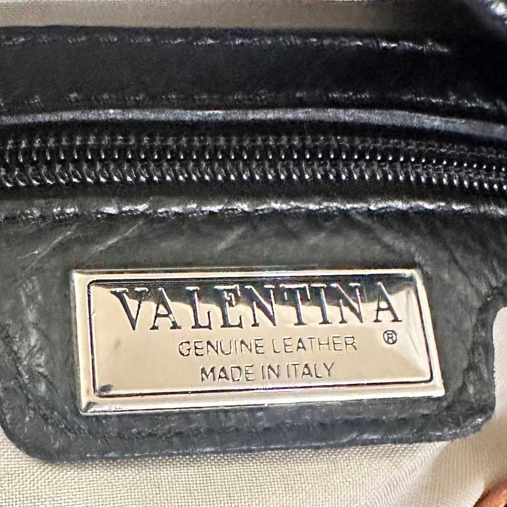 Valentina Italian Pebbled Leather Shoulder Bag - image 10
