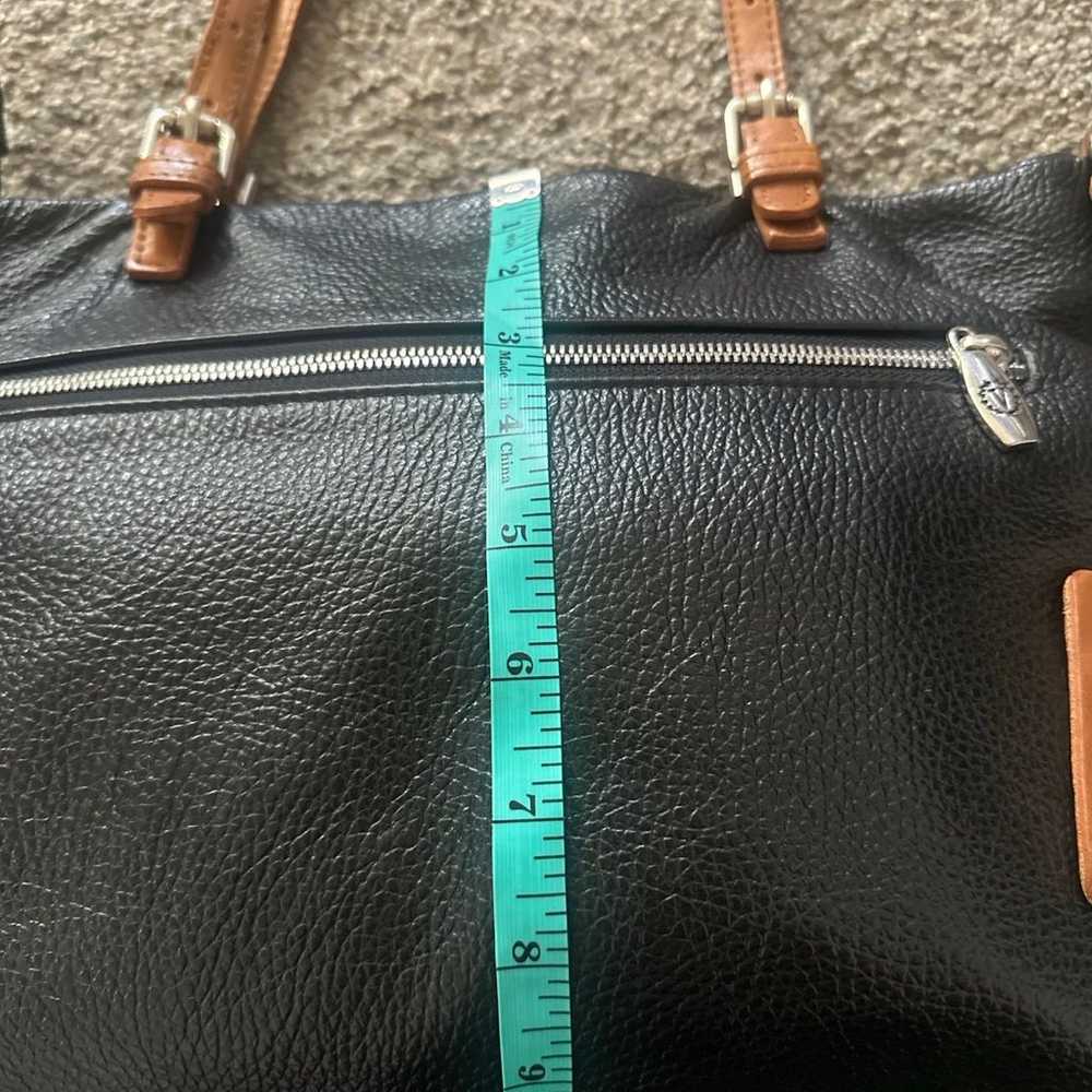 Valentina Italian Pebbled Leather Shoulder Bag - image 6