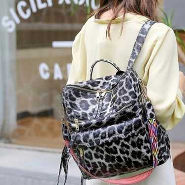Leather Backpack with matching kate spade wristlet - image 1