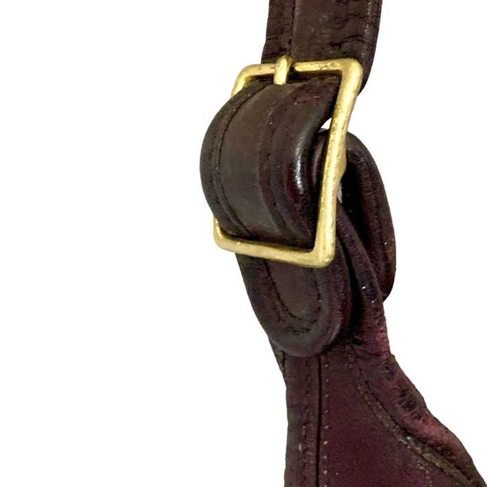 Vintage COACH Whitney Mahogany Leather Duffle Sac… - image 5