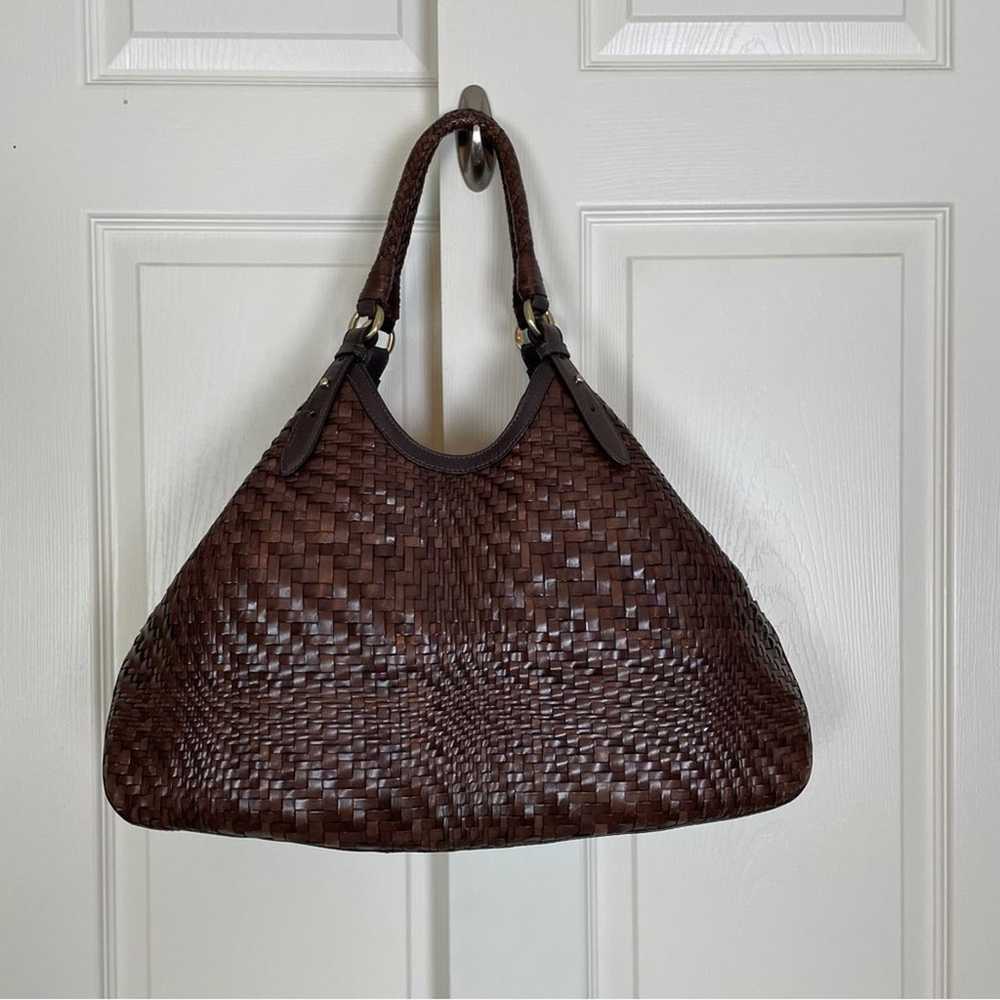 Cole Haan Genevieve Woven Leather Triangle Hobo B… - image 6
