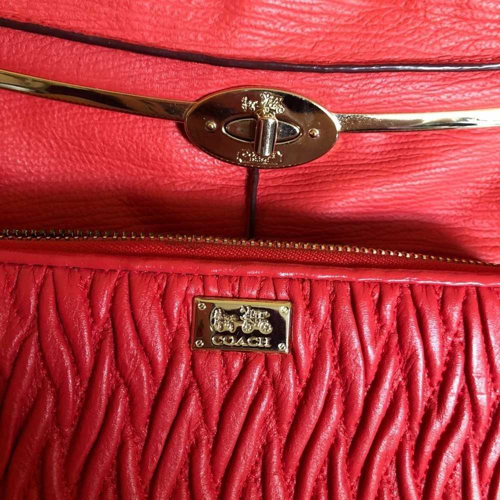 Coach RARE Madison Pinnacle Textures Leather - image 10