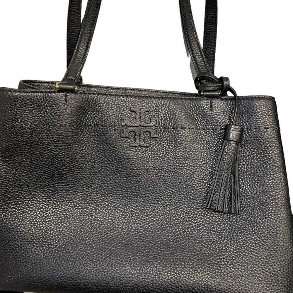TORY BURCH Pebbled Leather McGraw Triple Compartm… - image 4