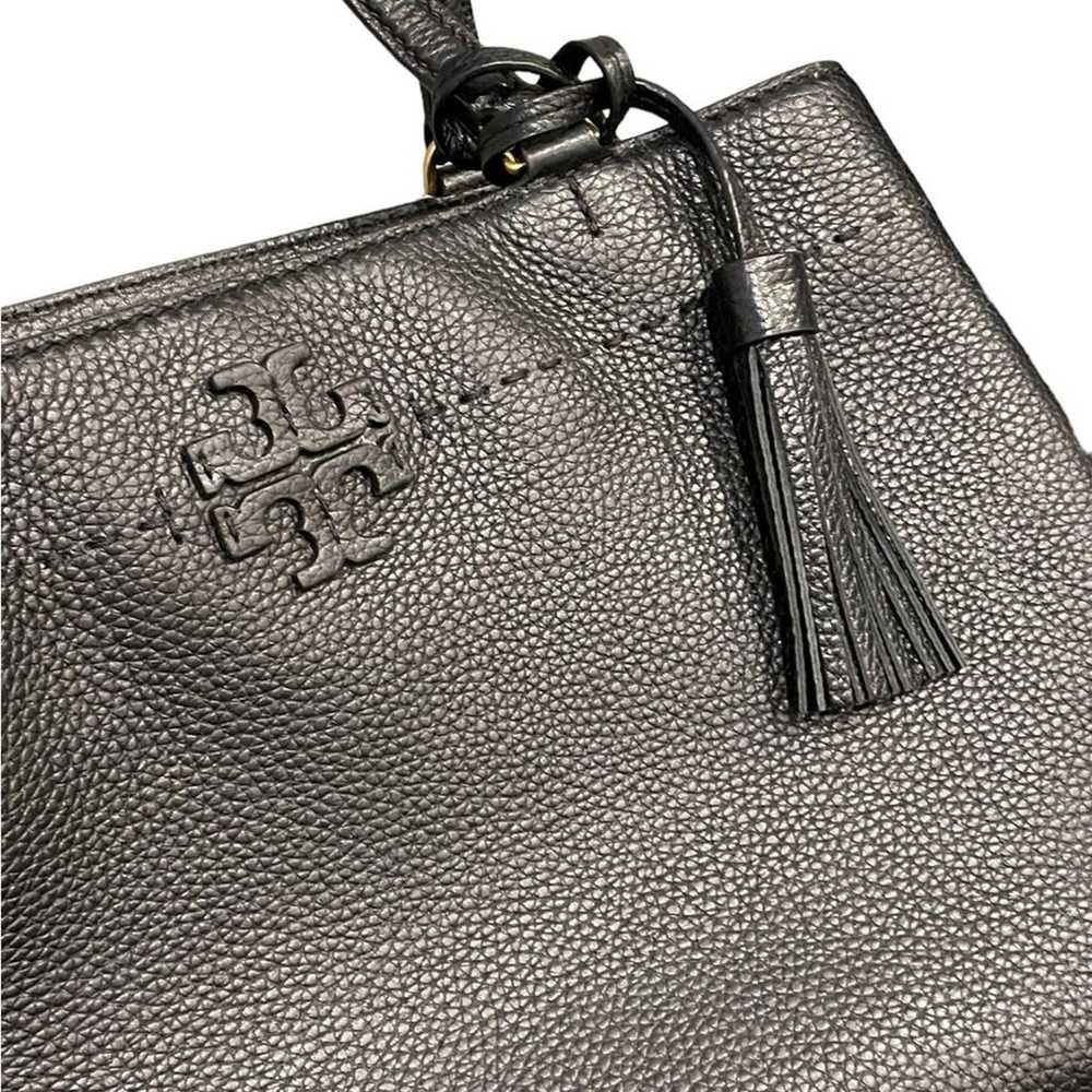 TORY BURCH Pebbled Leather McGraw Triple Compartm… - image 5