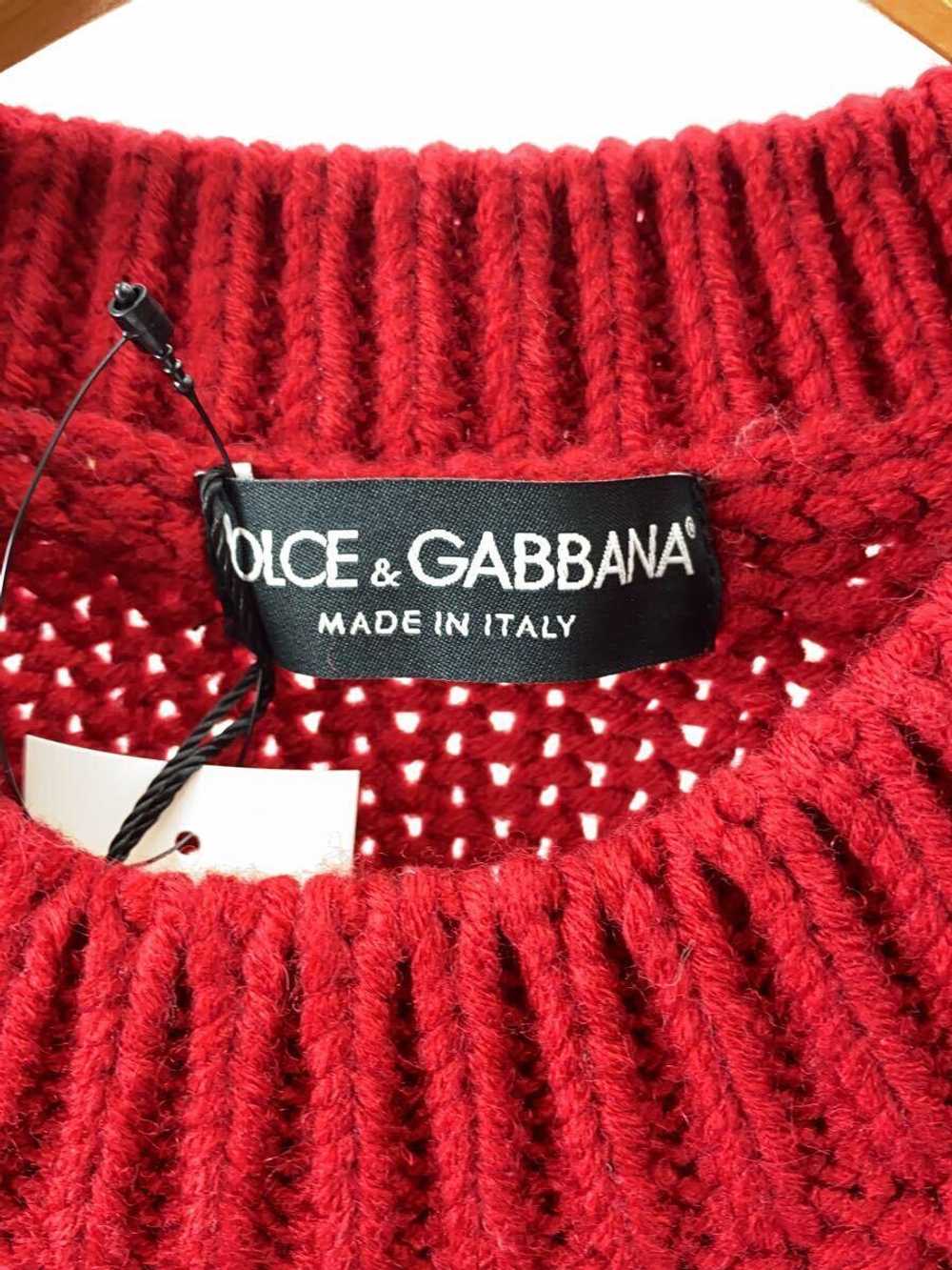 Men's Dolce & Gabbana Sweater Thick/Wool/Red - image 3