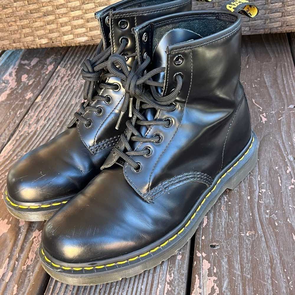 Dr martens 1460 lace up boots women’s Sz 9(men’s … - image 10
