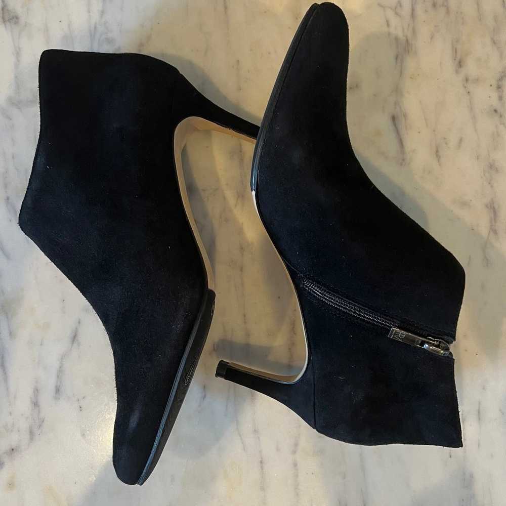 Pelle Moda Black Suede Booties in Box Size 7 - image 4