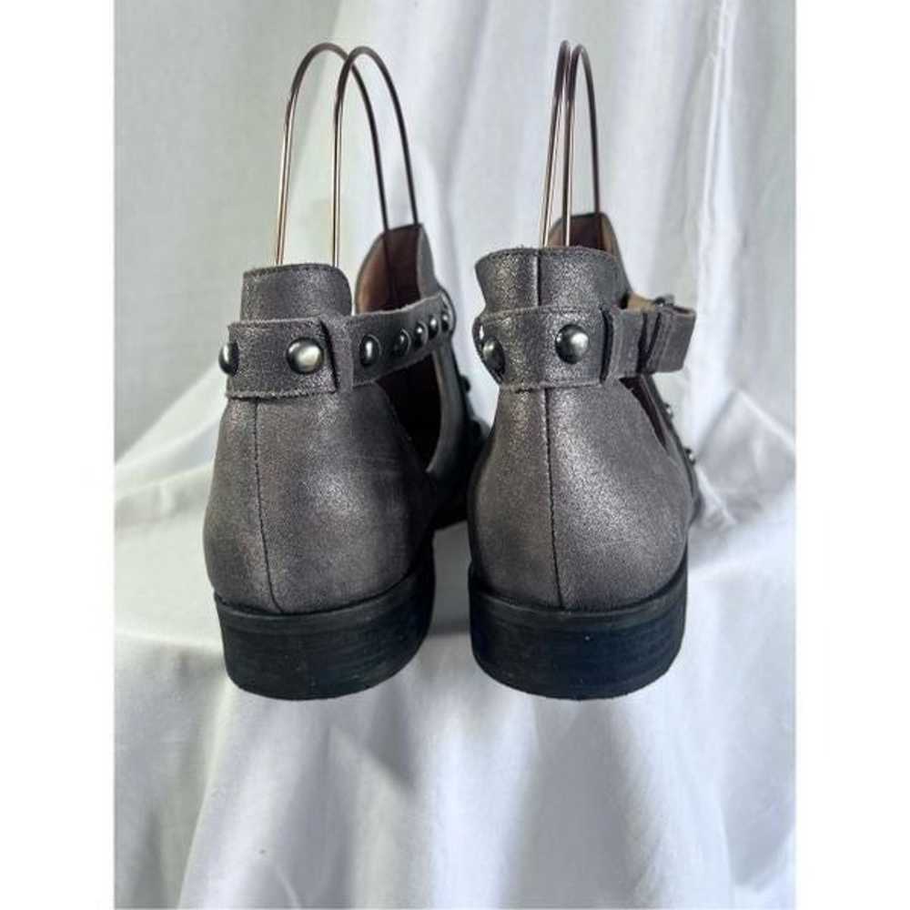 Corso Como gray metallic studded ankle boots, siz… - image 6
