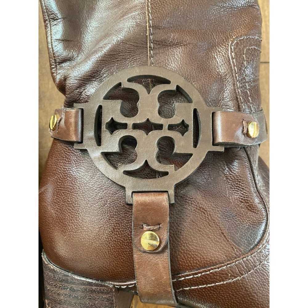 Tory Burch riding boots brown size 7 - image 4