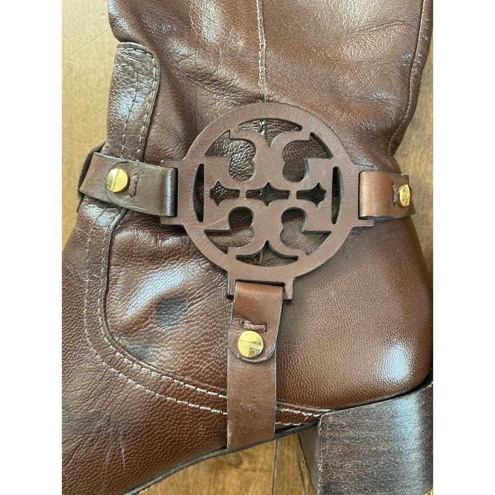 Tory Burch riding boots brown size 7 - image 5