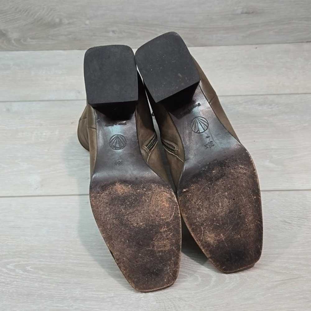 Coclico Women Ankle Leather Heels Pain shoes sz 3… - image 11