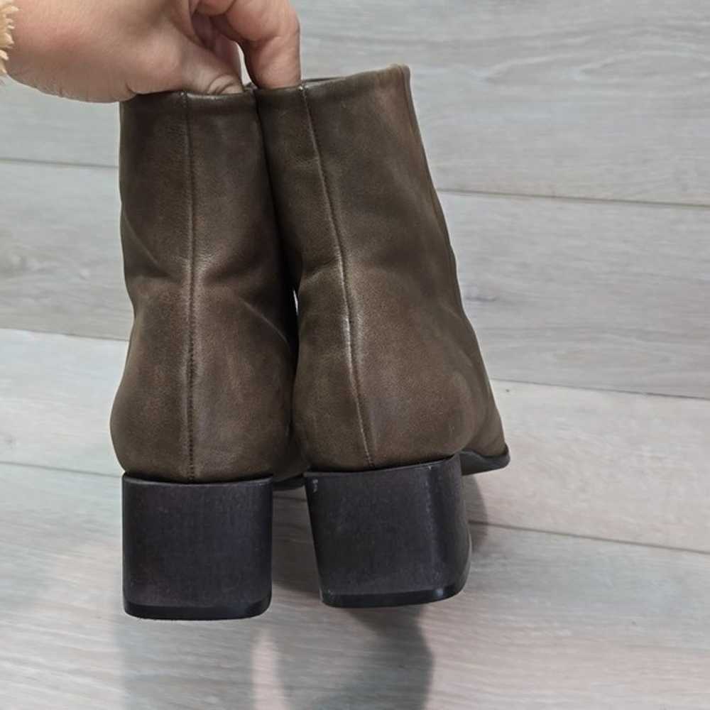 Coclico Women Ankle Leather Heels Pain shoes sz 3… - image 6
