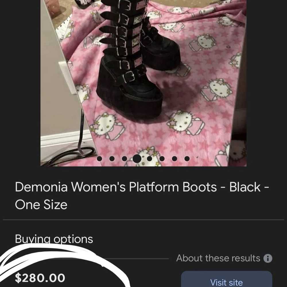 demonia platform boots - image 5