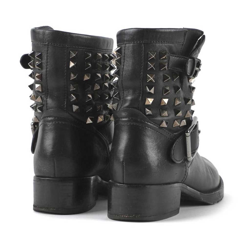 Valentino Garavani Rockstud leather biker boots - image 3