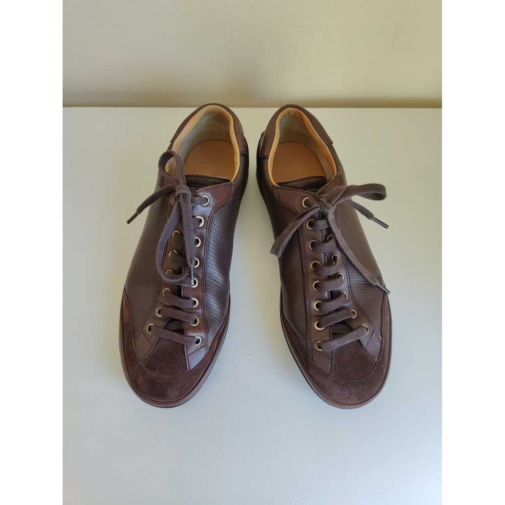 Bally Leather low trainers - image 2