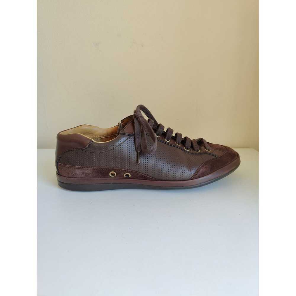 Bally Leather low trainers - image 9