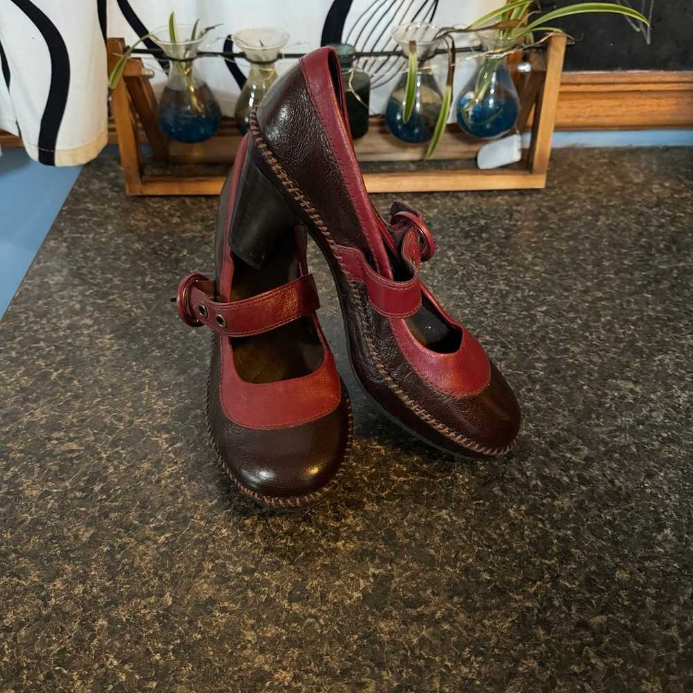 Clark’s indigo heels - image 1
