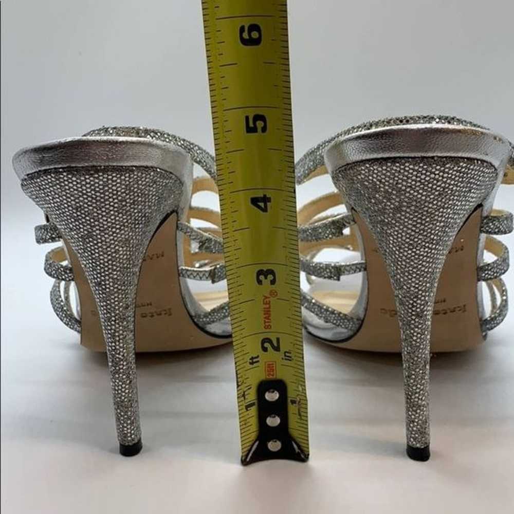 Kate Spade Caryl Metallic silver heels. 8.… - image 4