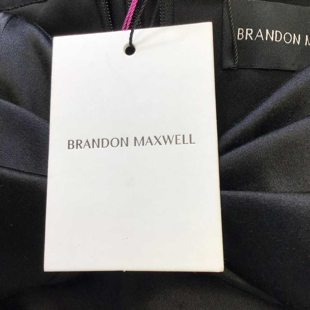 Brandon Maxwell Silk mid-length dress - image 5