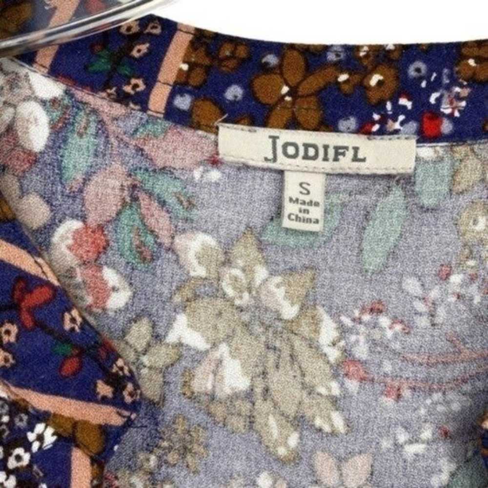 Jodifl Floral Peasant Maxi Dress - image 6