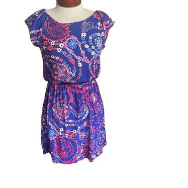 Lilly Pulitzer Laney dress blue and print floral p
