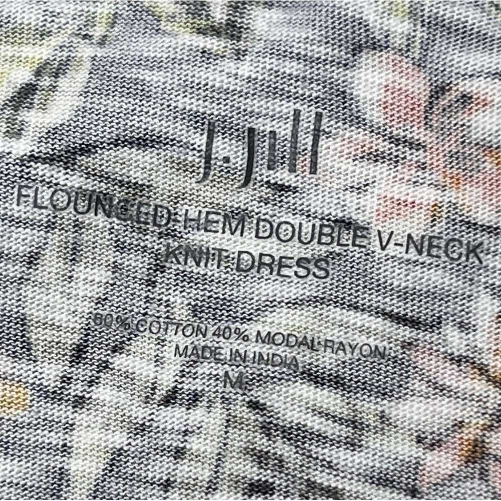 J.Jill Flounced Hem Double V-Neck Sleeveless Dres… - image 6